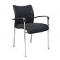 Ian Mesh Chair With Arm Chrome Frame Upholstered Seat House Fabric