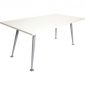 Rapid Span Meeting Table W1800 X D900MM White & Silver