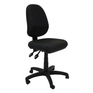 Rapidline Operator Chair Ergonomic High Back ADK Charcoal Fabric