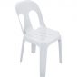 Pipee Stacking Chair Plastic Grey