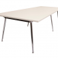 Rapid AIR Boardroom Table 1 Piece White Top Single Stage 2400MM X 1200MM X 750MM H