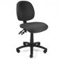 Crescent Task Chair Med Back Without Arms Black